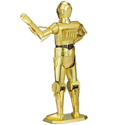 Star Wars - C-3PO 3D Figure Model Kit (Steel, Moderate Difficulty) - Fascinations - Metal Earth Premium Series - (2022) - Image 5