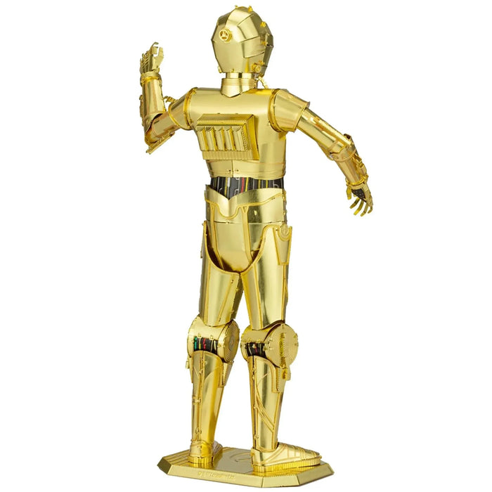 Star Wars - C-3PO 3D Figure Model Kit (Steel, Moderate Difficulty) - Fascinations - Metal Earth Premium Series - (2022)