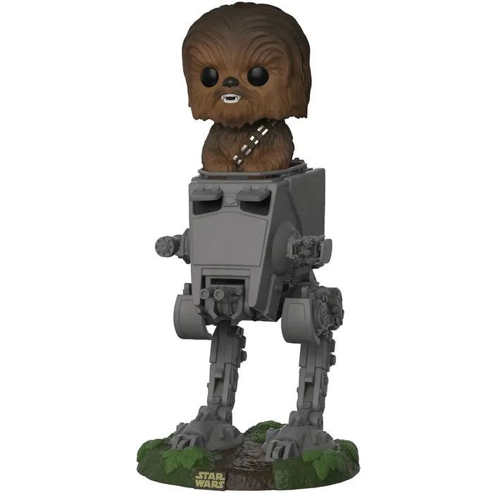 Star Wars - Chewbacca with AT-ST Bobble-Head Figure (9") - Funko - Pop! Series (236)