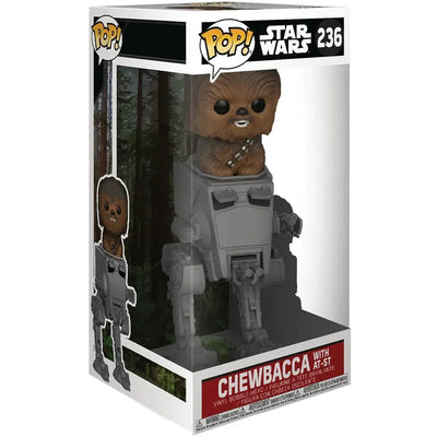 Star Wars - Chewbacca with AT-ST Bobble-Head Figure (9
