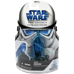 Star Wars - Count Dooku Holographic Transmission Action Figure (6") - Hasbro - The Legacy Collection Series