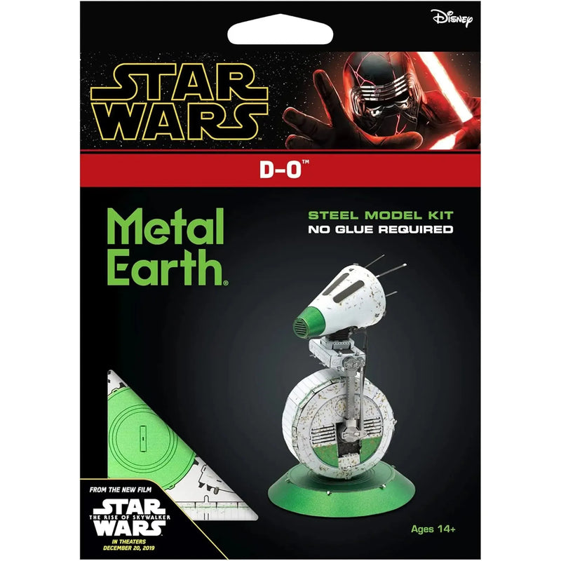 Star Wars - D-O Figure Model Kit (Steel, Easy Difficulty) - Fascinations - Metal Earth Series