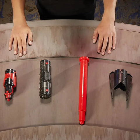 Star Wars - Dark Side Villains Pack Lightsaber Toy Set (Darth Vader & Darth Maul Lightsabers) - Hasbro - Lightsaber Forge: Kyber Core Series