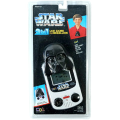 Star Wars - Darth Vader 2-in-1 Electronic LCD Handheld Game and Wearable Medallion - MGA - (1996)