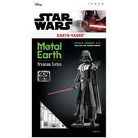 Star Wars - Darth Vader 3D Figure Model Kit (Steel, Moderate Difficulty) - Fascinations - Metal Earth Iconx Premium Series - (2022)