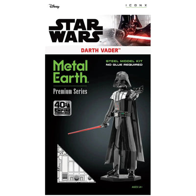 Star Wars - Darth Vader 3D Figure Model Kit (Steel, Moderate Difficulty) - Fascinations - Metal Earth Iconx Premium Series - (2022)