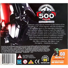 Star Wars - Darth Vader Action Figure (3.75") - Hasbro - 500th Figure Special Edition - (2005)