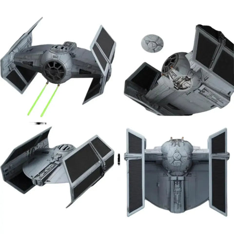 Star Wars - Darth Vader's TIE Advanced X1 Ship Figure Model Kit (1:72 Scale, Plastic) - Bandai