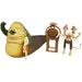 Star Wars: Episode I [The Phantom Menace] - Jabba the Hutt with Exclusive 2-Headed Announcer Creature Figure Set - Hasbro - (1999)