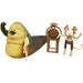 Star Wars: Episode I [The Phantom Menace] - Jabba the Hutt with Exclusive 2-Headed Announcer Creature Figure Set - Hasbro - (1999)