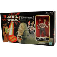 Star Wars: Episode I [The Phantom Menace] - Jabba the Hutt with Exclusive 2-Headed Announcer Creature Figure Set - Hasbro - (1999)