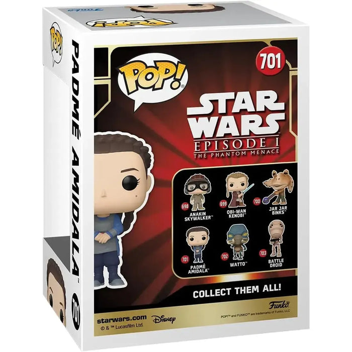Star Wars: Episode I [The Phantom Menace] - Padmé Amidala Bobble-Head Figure (3.95") - Funko - Pop! Series (701), Star Wars: The Phantom Menace 25th Anniversary Edition