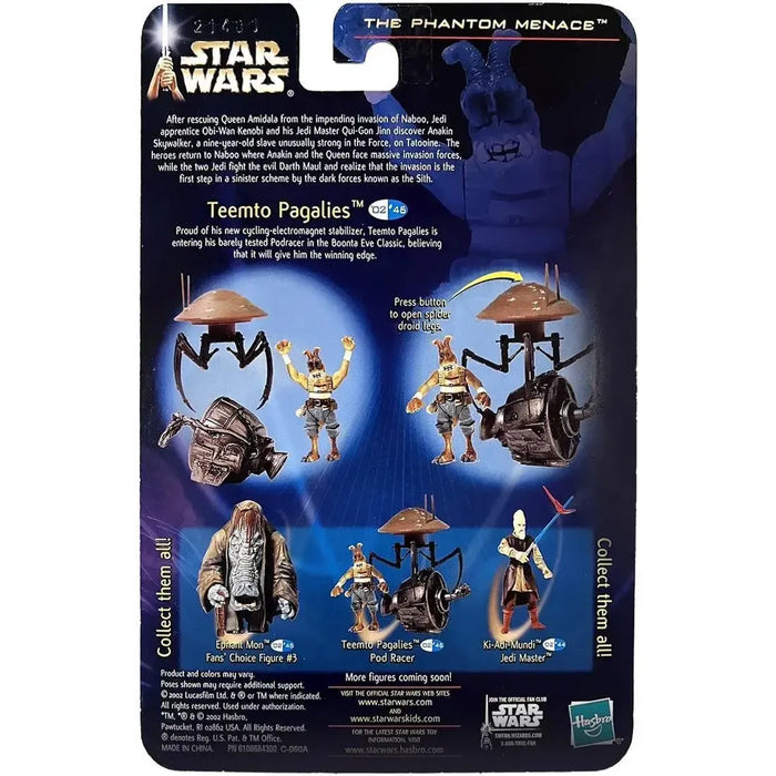 Star Wars: Episode I [The Phantom Menace] - Pod Racer Teemto Pagalies Action Figure (3.25") - Hasbro - Collection 2, #46 (2002)