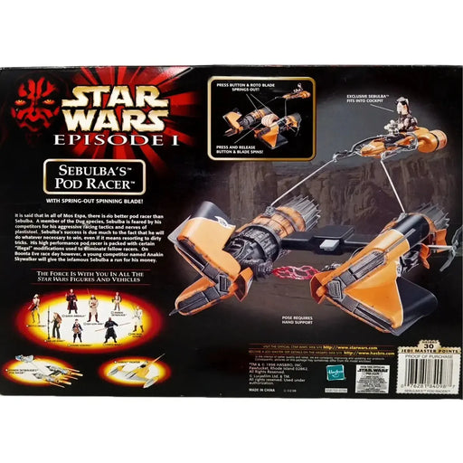 Star Wars: Episode I [The Phantom Menace] - Sebulba’s Pod Racer Vehicle with Exclusive Sebulba Action Figure - Hasbro - (1998)