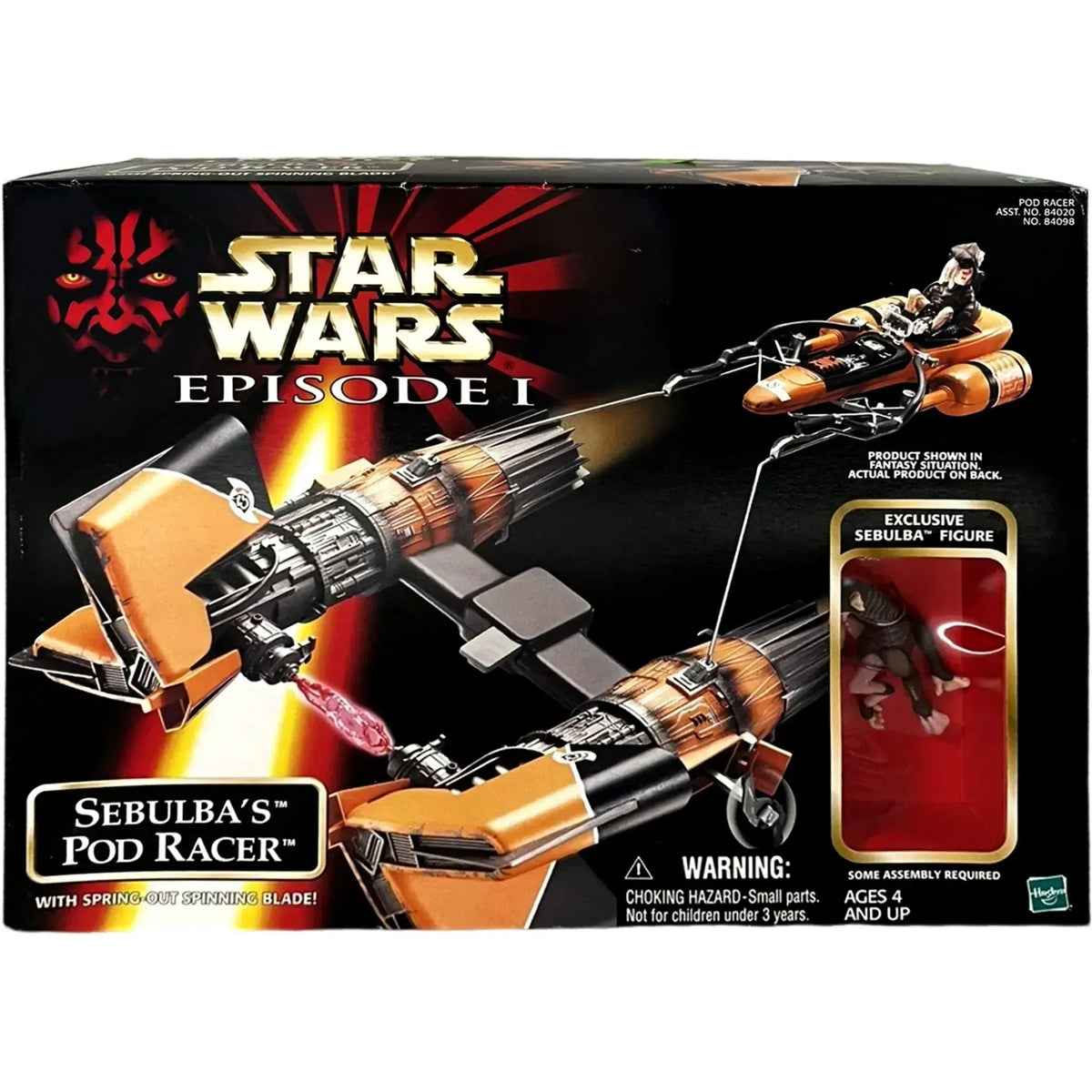 Star Wars Sebulba Pod Racer Vehicle & Figure 1998 — Poggers