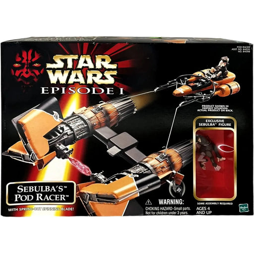 Star Wars: Episode I [The Phantom Menace] - Sebulba’s Pod Racer Vehicle with Exclusive Sebulba Action Figure - Hasbro - (1998)