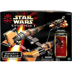 Star Wars: Episode I [The Phantom Menace] - Sebulba’s Pod Racer Vehicle with Exclusive Sebulba Action Figure - Hasbro - (1998)