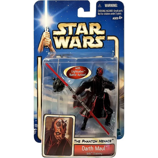 Star Wars: Episode I [The Phantom Menace] - Sith Training Darth Maul Action Figure (3.75") - Hasbro - Collection 1, #42 (2002)