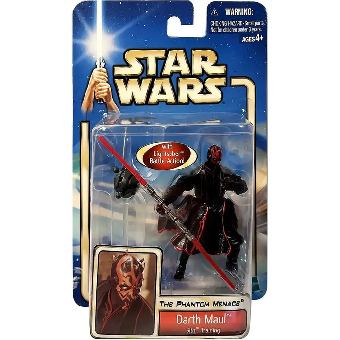 Star Wars: Episode I [The Phantom Menace] - Sith Training Darth Maul Action Figure (3.75") - Hasbro - Collection 1, #42 (2002)