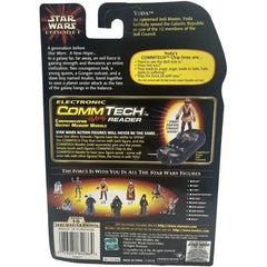 Star Wars: Episode I [The Phantom Menace] - Yoda with Jedi Council Chair Action Figure (2") - Hasbro - CommTech Chip Series Collection 2 (1998)