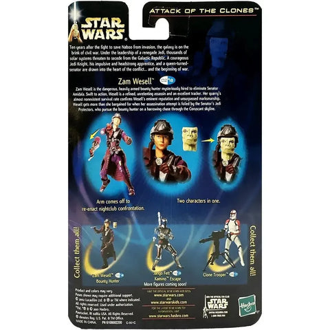 Star Wars: Episode II [Attack of the Clones] - Bounty Hunter Zam Wesell Action Figure (3.75