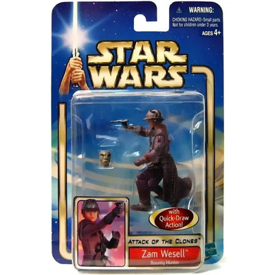 Star Wars: Episode II [Attack of the Clones] - Bounty Hunter Zam Wesell Action Figure (3.75