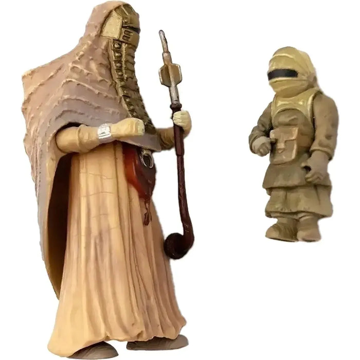 Star Wars: Episode II [Attack of the Clones] - Female Tusken Raider with Tusken Child Action Figure (3.75") - Hasbro - Collection 2, #08 (2002)