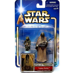 Star Wars: Episode II [Attack of the Clones] - Female Tusken Raider with Tusken Child Action Figure (3.75") - Hasbro - Collection 2, #08 (2002)