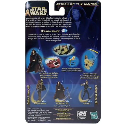 Star Wars: Episode II [Attack of the Clones] - Jedi Starfighter Pilot Obi-Wan Kenobi Action Figure (3.75