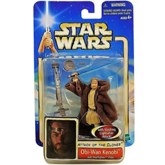 Star Wars: Episode II [Attack of the Clones] - Jedi Starfighter Pilot Obi-Wan Kenobi Action Figure (3.75") - Hasbro - Collection 1, #36 (2002)