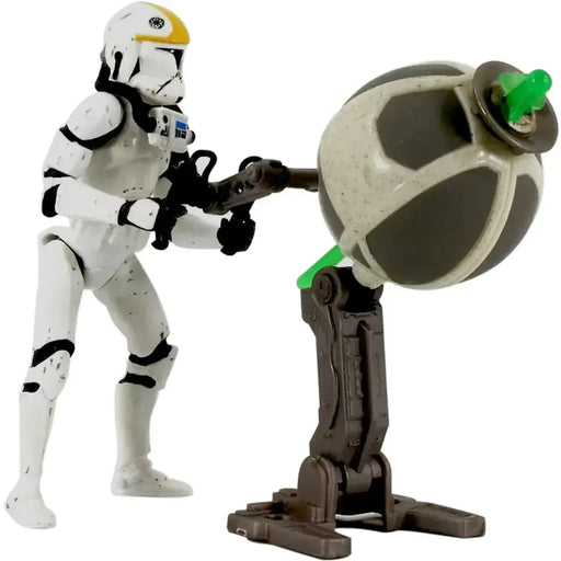 Star Wars: Episode II [Attack of the Clones] - Republic Gunship Pilot Clone Trooper Action Figure (3.75") - Hasbro - Collection 1, #49 (2002)