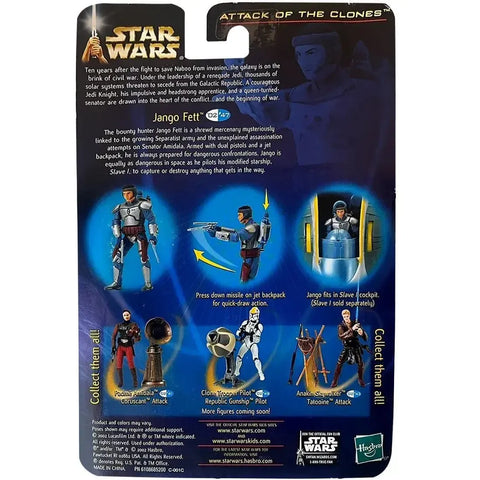 Star Wars: Episode II [Attack of the Clones] - Slave I Pilot Jango Fett Action Figure (3.75