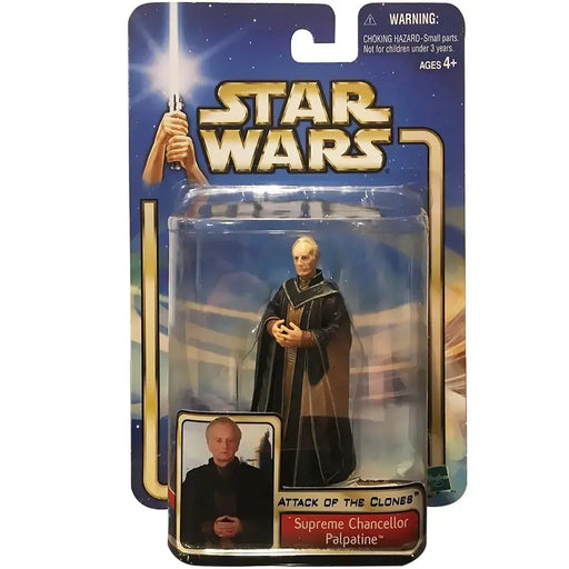 Star Wars: Episode II [Attack of the Clones] - Supreme Chancellor Palpatine Action Figure (3.75") - Hasbro - Collection 2, #39 (2002)