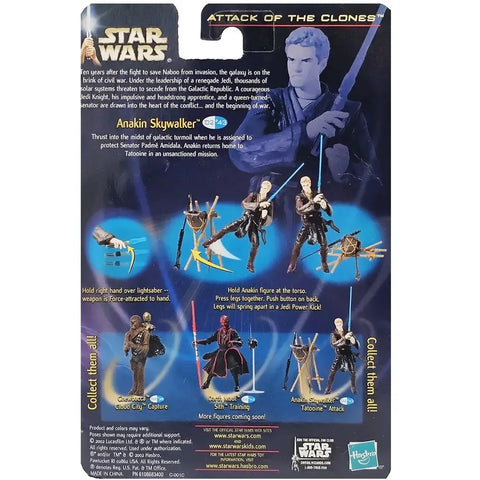 Star Wars: Episode II [Attack of the Clones] - Tatooine Attack Anakin Skywalker Action Figure (3.75