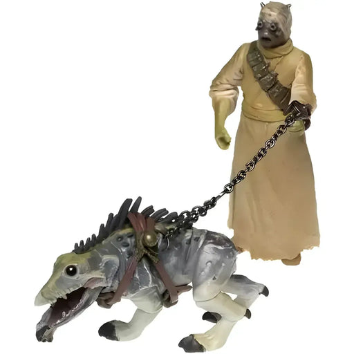 Star Wars: Episode II [Attack of the Clones] - Tusken Raider with Massiff Action Figure (3.75") - Hasbro - Collection 2, #52 (2002)