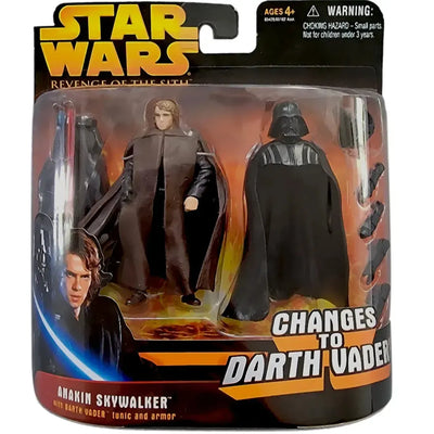 Star Wars: Episode III [Revenge of the Sith] - Anakin Skywalker with Darth Vader Tunic & Armor Action Figure Set (3.75