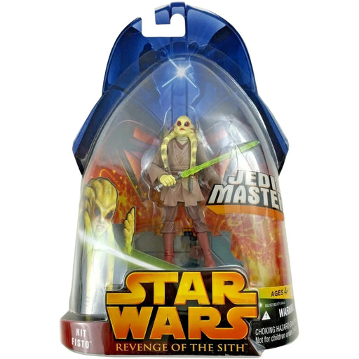 Star Wars: Episode III [Revenge of the Sith] - Kit Fisto Jedi Master Action Figure (3.75") - Hasbro - Basic Figure Collection 2 - (2005)