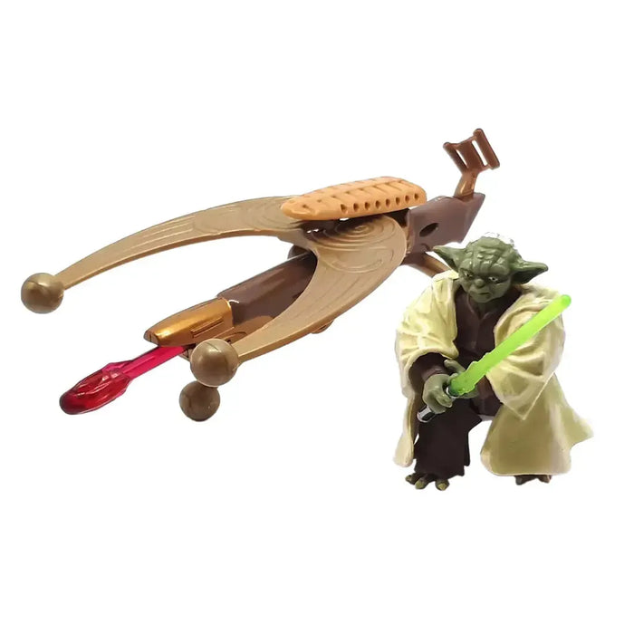Star Wars: Episode III [Revenge of the Sith] - Yoda with Firing Cannon Action Figure (2") - Hasbro