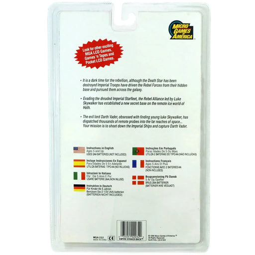 Star Wars: Episode V [The Empire Strikes Back] - Electronic LCD Handheld Game with Super Magna Screen - MGA - (1994)