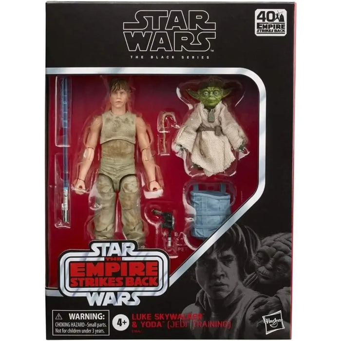 Star Wars: Episode V [The Empire Strikes Back] - Jedi Training Luke Skywalker & Yoda Action Figure Set - Hasbro - The Black Series, Star Wars: The Empire Strikes Back 40th Anniversary Edition