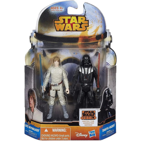 Star Wars: Episode V [The Empire Strikes Back] - Luke Skywalker and Darth Vader 2-Pack Action Figure Set (3.75