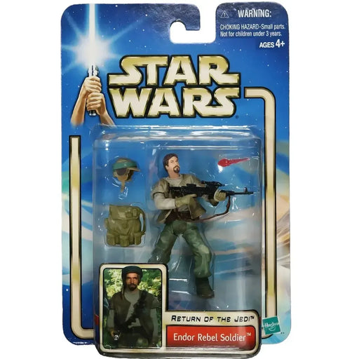 Star Wars: Episode VI [Return of the Jedi] - Endor Rebel Soldier Action Figure (3.75") - Hasbro - Collection 2, #33 (2002)