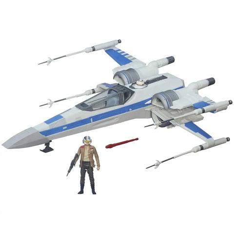 Star Wars: Episode VII [The Force Awakens] - Resistance X-Wing Vehicle with Poe Dameron Figure - Hasbro - (2015) - Image 2