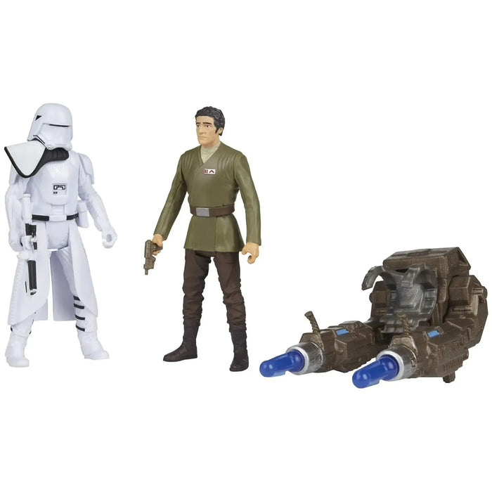 Star Wars - First Order Snowtrooper Officer & Poe Dameron 2-Pack Action Figure Set (3.75") - Hasbro - (2016)