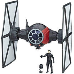 Star Wars - First Order Special Forces TIE Fighter Vehicle with First Order TIE Fighter Pilot Figure - Hasbro - Force Link Series - (2017)