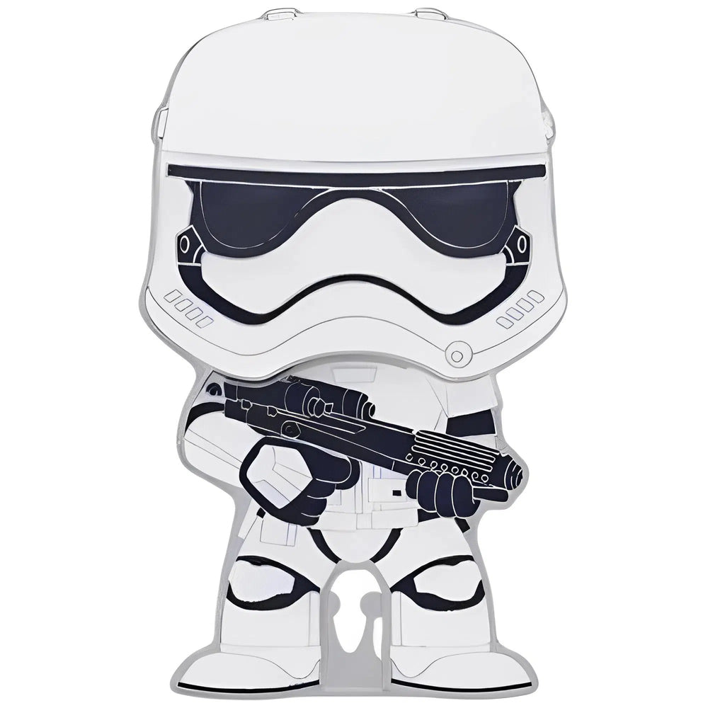 Star Wars - First Order Stormtrooper Pin Badge (#30, Glows in the Dark, Enamel) - Funko - Pop! Pin Series