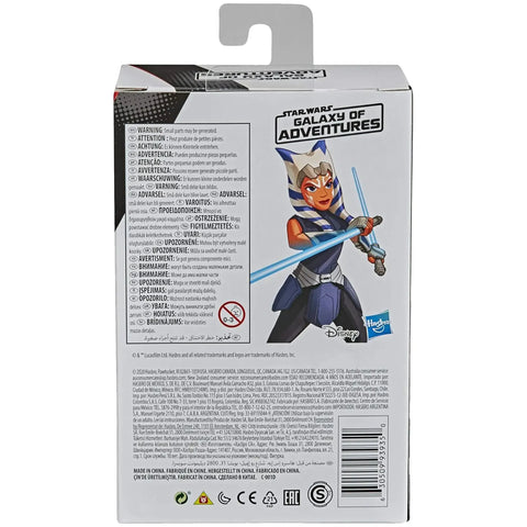 Star Wars: Galaxy of Adventures - Ahsoka Tano Action Figure - Hasbro - Galaxy of Adventures Series - (2020)