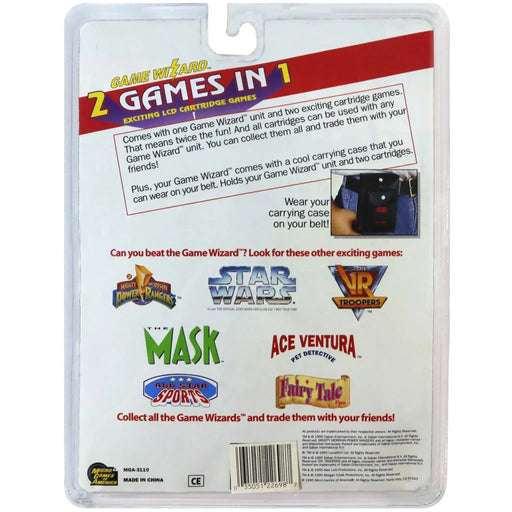 Star Wars - Game Wizard Electronic LCD Handheld Game Console with Darth Vader’s Revenge & Princess Leia’s Rescue Cartridges - MGA - (1995)