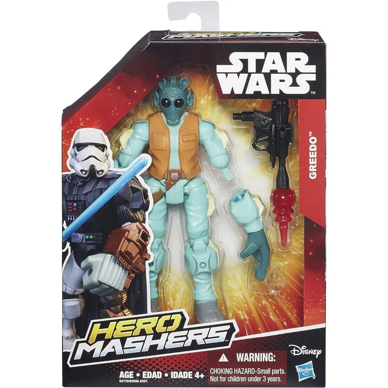 Star Wars - Greedo Figure - Hasbro - Hero Mashers