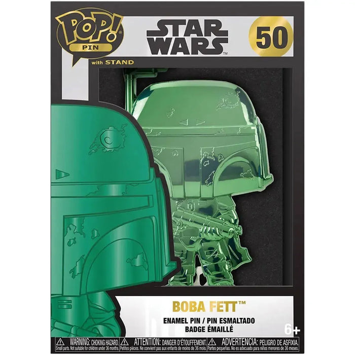 Star Wars - Green Boba Fett Pin Badge (Enamel) - Funko - Pop! Pin Series (50)